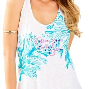 Lilly Pulitzer Follow Me to the Sea tank - size XS